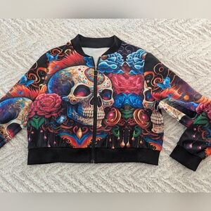 Skull Cropped Jacket